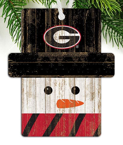 Fan Creations Ornament University of Georgia Snowman Ornament