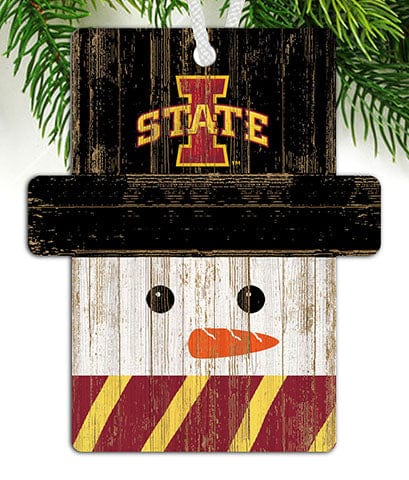 Fan Creations Ornament Iowa State Snowman Ornament