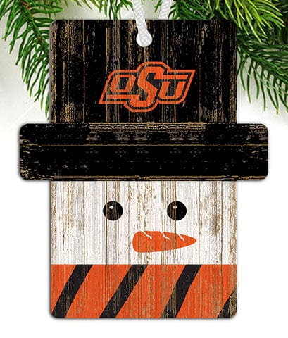 Fan Creations Ornament OK State Snowman Ornament