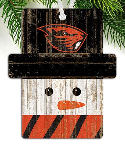 Fan Creations Ornament Oregon State Snowman Ornament