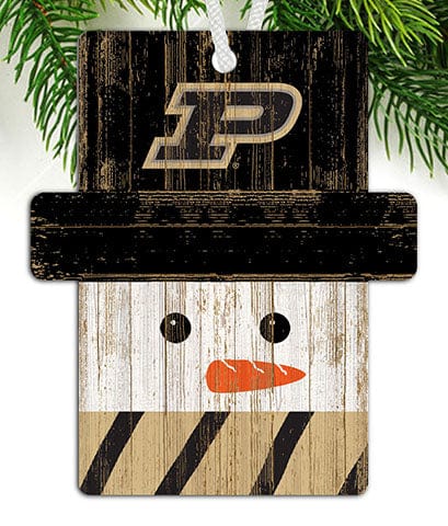 Fan Creations Ornament Purdue Snowman Ornament