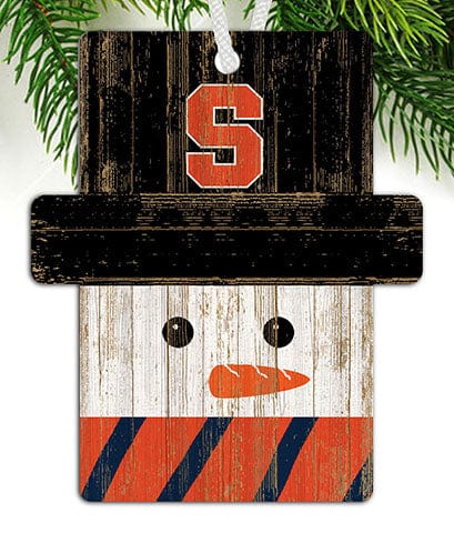 Fan Creations Ornament Syracuse Snowman Ornament