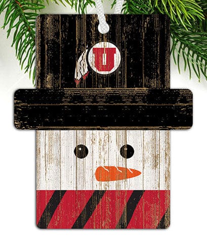 Fan Creations Ornament Utah Snowman Ornament