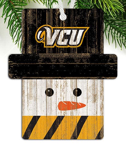 Fan Creations Ornament VCU Snowman Ornament