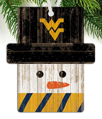 Fan Creations Ornament University of West Virginia Snowman Ornament