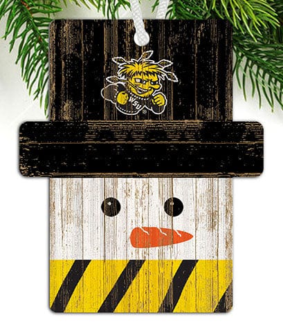 Fan Creations Ornament Wichita State Snowman Ornament