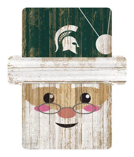 Fan Creations Holiday Decor Michigan State Santa Ornament