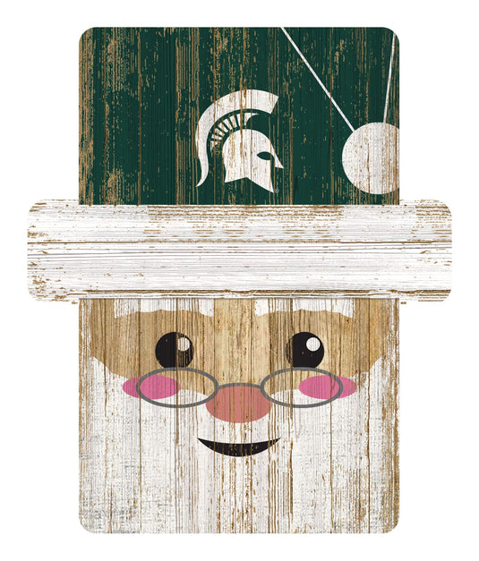 Fan Creations Holiday Decor Michigan State Santa Ornament