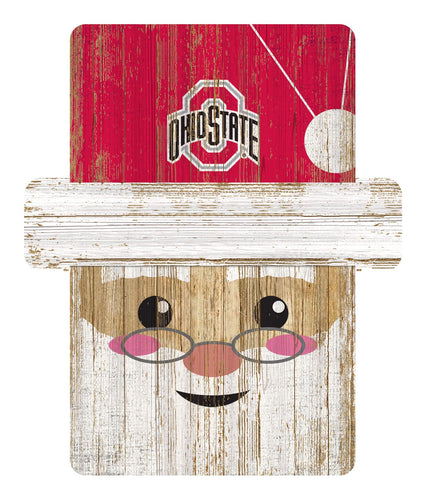 Fan Creations Holiday Decor Ohio State Santa Ornament