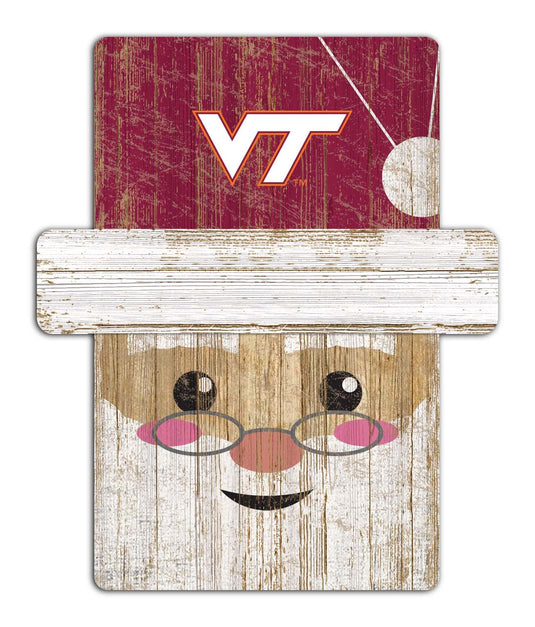 Fan Creations Holiday Decor Virginia Tech Santa Ornament