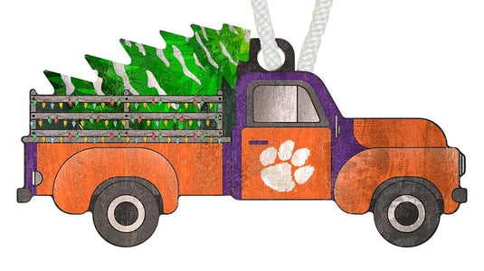 Fan Creations Holiday Home Decor Clemson Truck Ornament