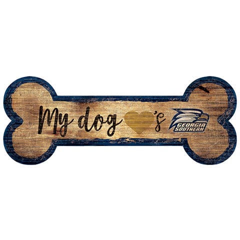 Fan Creations 6x12 Horizontal Georgia Southern Dog Bone Sign