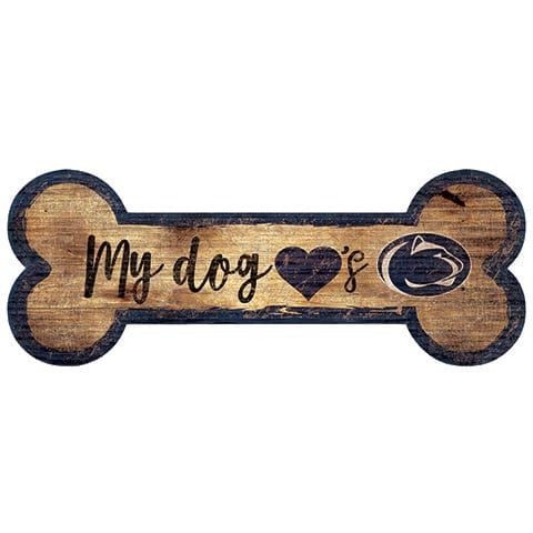 Fan Creations 6x12 Horizontal Penn State University Dog Bone Sign