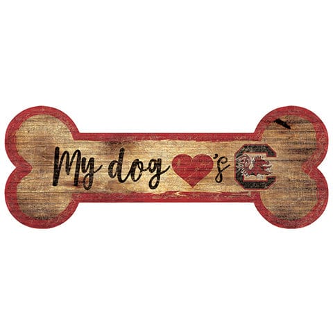 Fan Creations 6x12 Horizontal University of South Carolina Dog Bone Sign