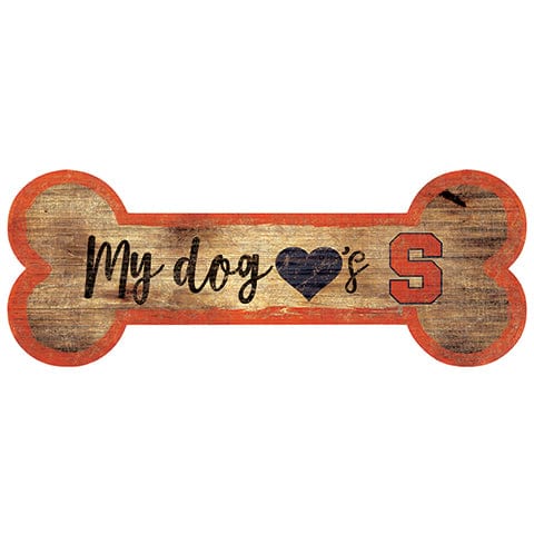 Fan Creations 6x12 Horizontal Syracuse Dog Bone Sign