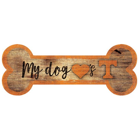 Fan Creations 6x12 Horizontal University of Tennessee Dog Bone Sign