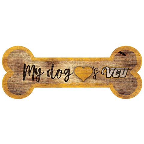 Fan Creations 6x12 Horizontal VCU Dog Bone Sign