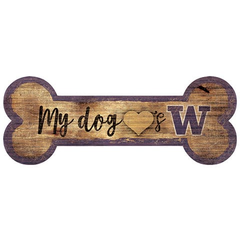 Fan Creations 6x12 Horizontal Washington Dog Bone Sign