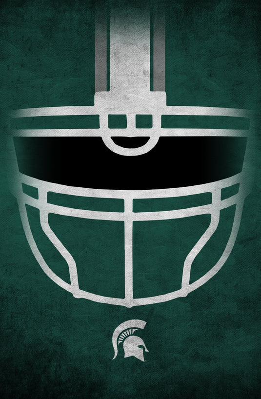 Fan Creations Home Decor Michigan State   Ghost Helmet 17x26