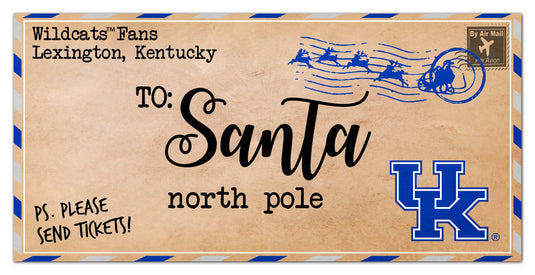 Fan Creations Holiday Home Decor Kentucky To Santa 6x12