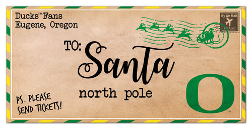 Fan Creations Holiday Home Decor Oregon To Santa 6x12