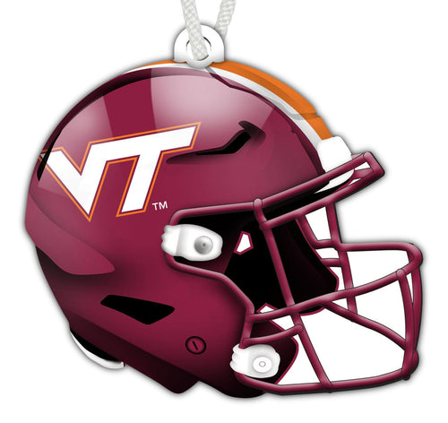 Fan Creations Holiday Home Decor Virginia Tech Helmet Ornament