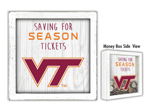 Fan Creations Desktop Stand Virginia Tech Saving For Tickets Money Box