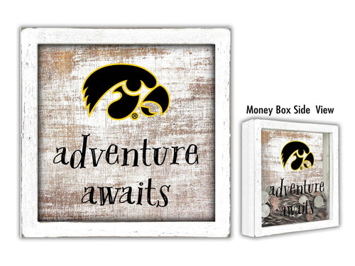 Fan Creations Desktop Stand Iowa Adventure Awaits Money Box