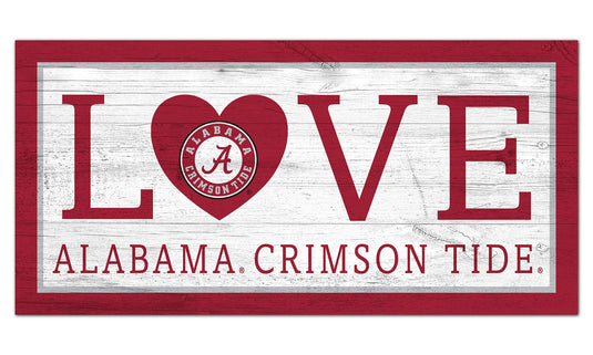 Fan Creations 6x12 Sign Alabama Love 6x12 Sign