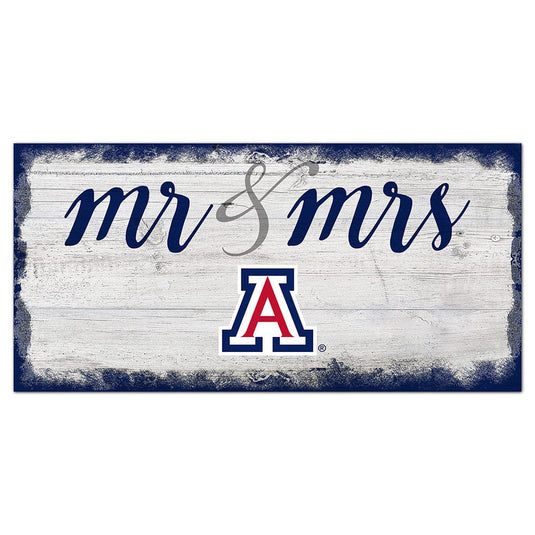 Fan Creations 6x12 Horizontal Arizona Script Mr & Mrs 6x12 Sign