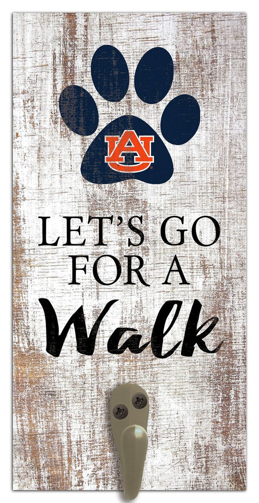 Fan Creations 6x12 Sign Auburn Leash Holder 6x12 Sign