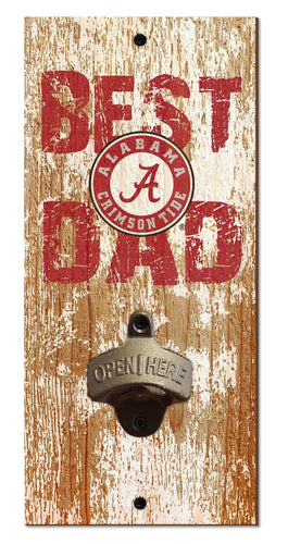 Fan Creations Home Decor Alabama  Best Dad Bottle Opener