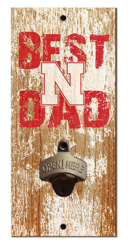 Fan Creations Home Decor Nebraska  Best Dad Bottle Opener