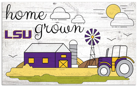 Fan Creations Home Decor LSU  Home Grown 11x19