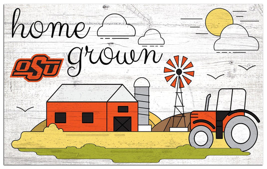 Fan Creations Home Decor Oklahoma State  Home Grown 11x19