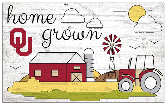 Fan Creations Home Decor Oklahoma  Home Grown 11x19