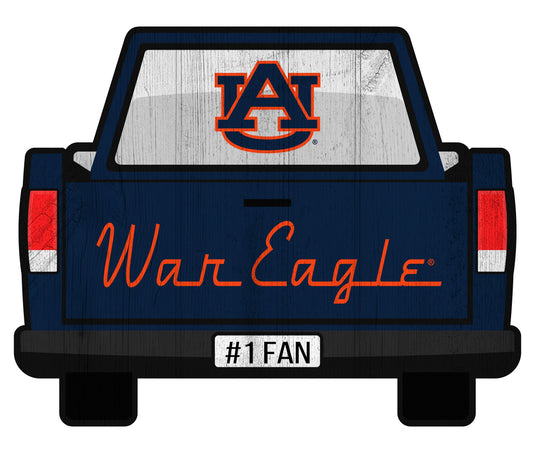 Fan Creations Home Decor Auburn Slogan Truck Back Vintage 12in