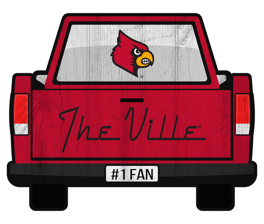 Fan Creations Home Decor Louisville Slogan Truck Back Vintage 12in