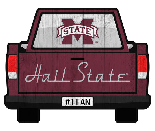 Fan Creations Home Decor Mississippi State Slogan Truck Back Vintage 12in