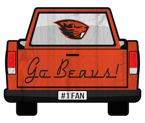 Fan Creations Home Decor Oregon State Slogan Truck Back Vintage 12in