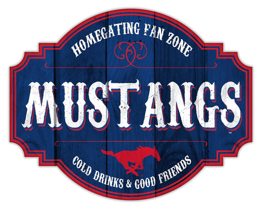 Fan Creations Home Decor SMU Homegating Tavern 24in Sign