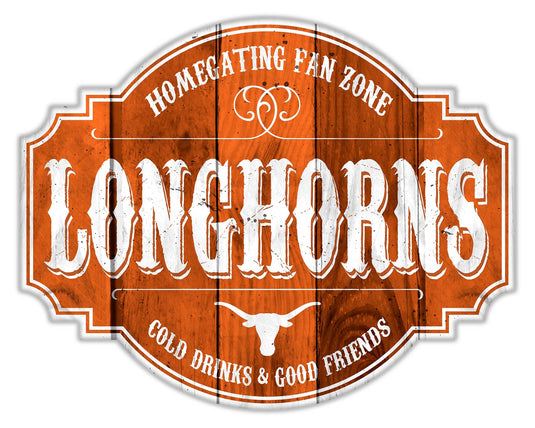 Fan Creations Home Decor Texas Homegating Tavern 12in Sign