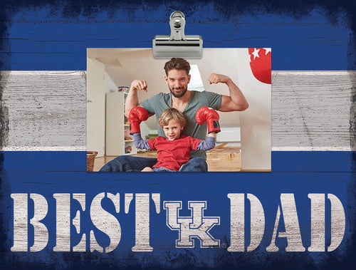 Fan Creations Desktop Stand Kentucky Best Dad With Stripe Clip Frame