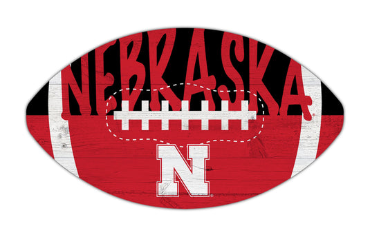 Fan Creations Home Decor Nebraska City Football 12in