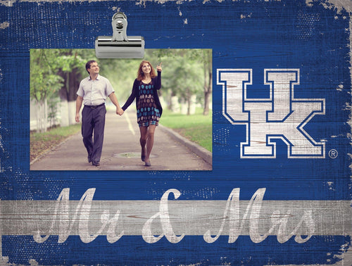 Fan Creations Desktop Stand Kentucky Mr & Mrs Clip Frame