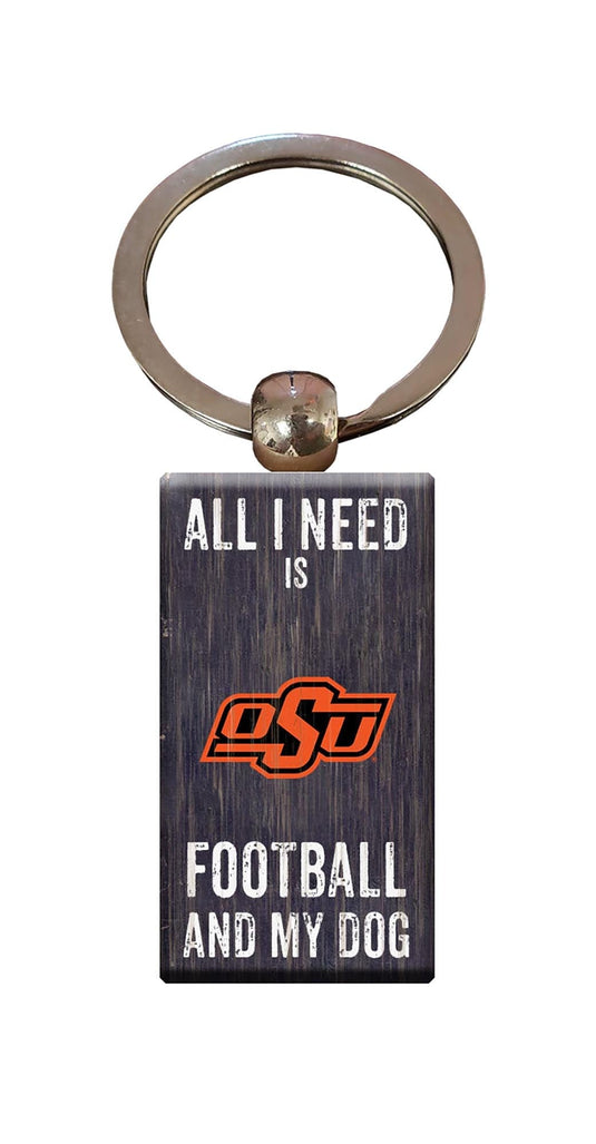 Fan Creations Home Decor Oklahoma State  All I Need Keychain