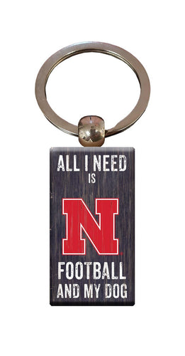 Fan Creations Home Decor Nebraska  All I Need Keychain