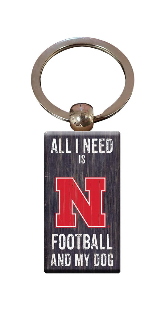 Fan Creations Home Decor Nebraska  All I Need Keychain