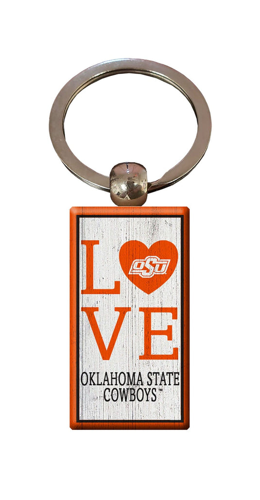 Fan Creations Home Decor Oklahoma State  Love Keychain