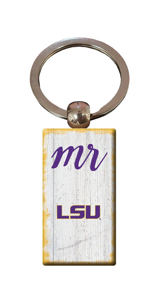 Fan Creations Home Decor LSU  Script Mr Keychain